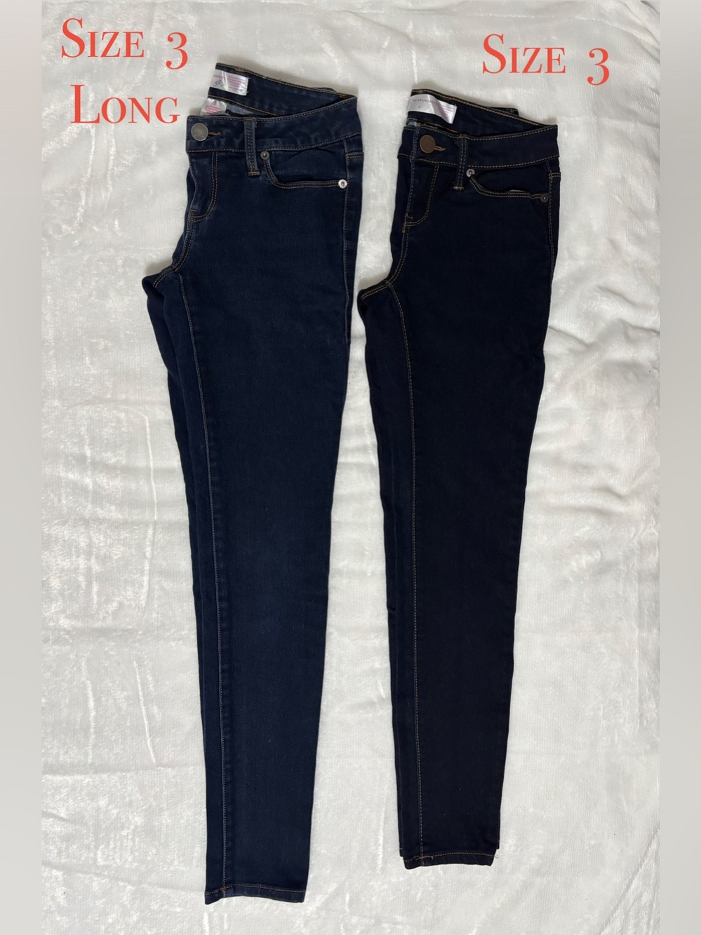 Juniors dark-wash straight leg jeans | Lot of 2|  No Boundaries EUC